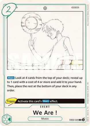 We Are! (EB02-020) - Extra Booster: Anime 25th Collection Foil