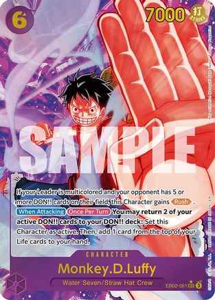 Monkey.D.Luffy (061) (Alternate Art) (EB02-061) - Extra Booster: Anime 25th Collection Foil