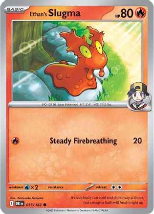 Ethan's Slugma 035 - SV10 Destined Rivals Reverse Holofoil