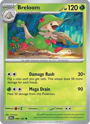 Breloom 006 - SV10 Destined Rivals