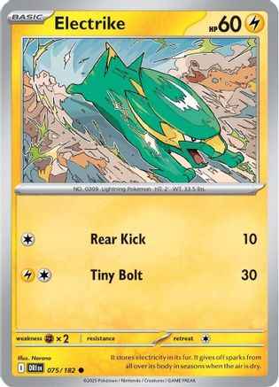 Electrike 075/182 - SV10 Destined Rivals Reverse Holofoil