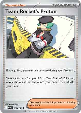 Team Rocket's Proton 177/182 - SV10 Destined Rivals Reverse Holofoil