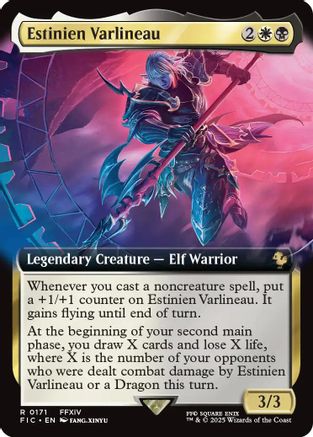 Estinien Varlineau (Extended Art) (FIC-171) - Commander: FINAL FANTASY