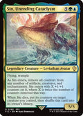 Sin, Unending Cataclysm (Surge Foil) (FIC-095) - Commander: FINAL FANTASY Foil
