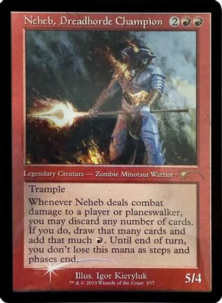 Neheb, Dreadhorde Champion (Retro Frame) (SLD-857) - Secret Lair Drop Series Foil