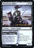 Murderous Rider // Swift End (PRE-97S) - Throne of Eldraine Promos Foil