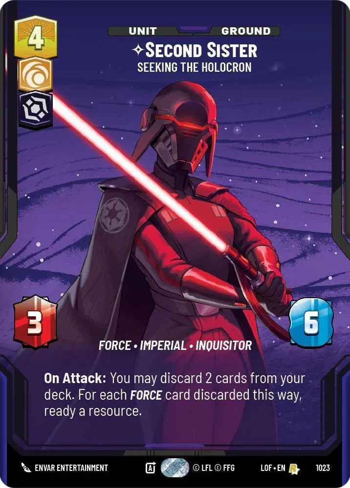 Second Sister (1023) - Seeking the Holocron (Prestige) (1023) [Legends of the Force]