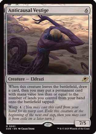 Anticausal Vestige (EOE-001) - Edge of Eternities Foil