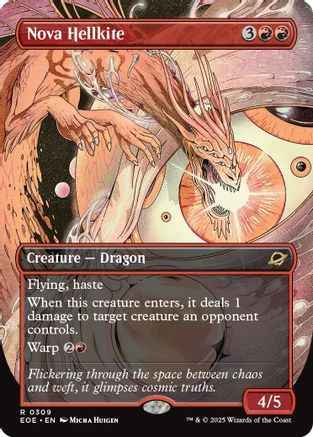 Nova Hellkite (Borderless) (EOE-309) - Edge of Eternities