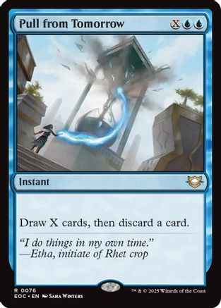 Pull from Tomorrow (EOC-076) - Commander: Edge of Eternities