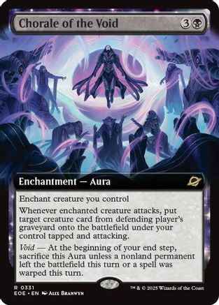 Chorale of the Void (Extended Art) (EOE-331) - Edge of Eternities Foil