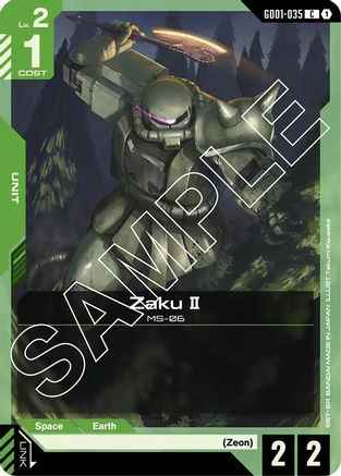 Zaku II (GD01-035) - Newtype Rising