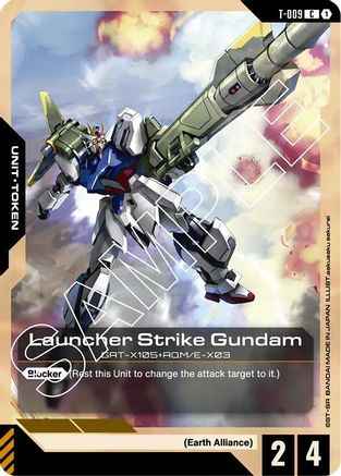Launcher Strike Gundam (T-009) Token (T-009) - Newtype Rising