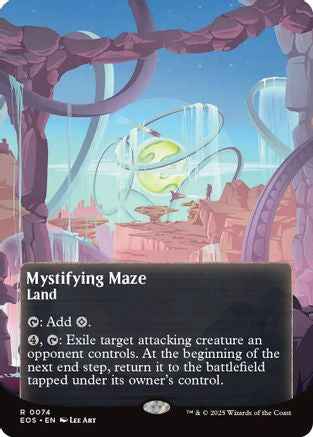 Mystifying Maze (0074) (Borderless) (EOS-074) - Edge of Eternities: Stellar Sights Foil