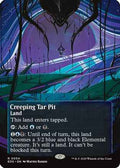 Creeping Tar Pit (0054) (Borderless) (EOS-054) - Edge of Eternities: Stellar Sights Foil