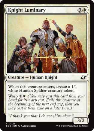 Knight Luminary (EOE-023) - Edge of Eternities