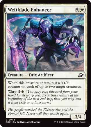 Weftblade Enhancer (EOE-044) - Edge of Eternities Foil