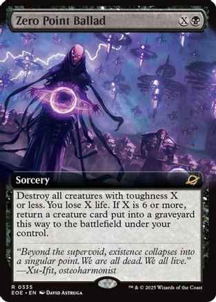 Zero Point Ballad (Extended Art) (EOE-335) - Edge of Eternities Foil