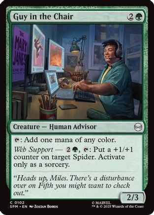 Guy in the Chair (SPM-102) - Marvel's Spider-Man Foil
