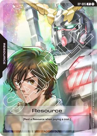 Resource (RP-005) (Mobile Suit Gundam Unicorn) (RP-005) - Promotional Resource Tokens Holofoil