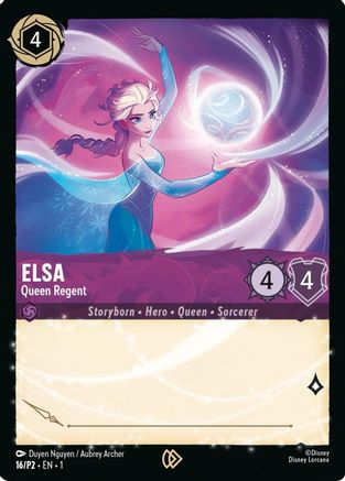 Elsa - Queen Regent (16/P2) - Disney Lorcana Promo Cards