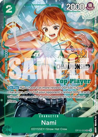 Nami (CS 25-26 Top Player Pack) (OP10-033) - One Piece Promotion Cards Foil