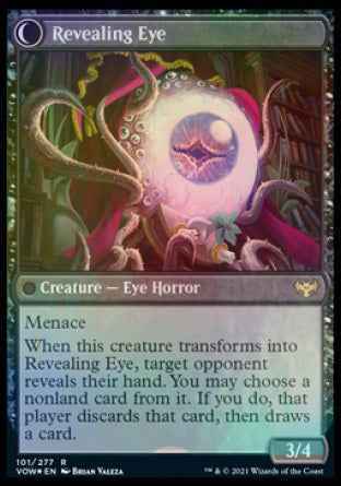 Concealing Curtains // Revealing Eye (PRE-101) - Innistrad: Crimson Vow Promos: (Double Faced Transform) Foil