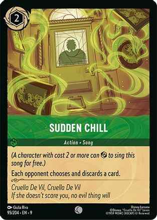 Sudden Chill (95/204) - Fabled Cold Foil