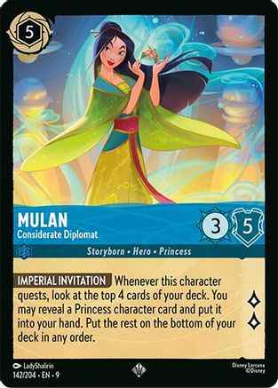 Mulan - Considerate Diplomat (142/204) - Fabled