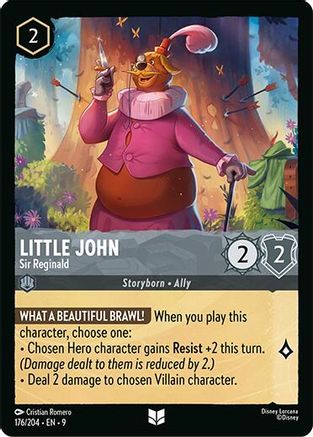 Little John - Sir Reginald (176/204) - Fabled Cold Foil
