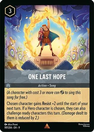 One Last Hope (197/204) - Fabled Cold Foil