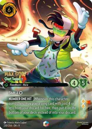 Max Goof - Chart Topper (Enchanted) (230/204) - Fabled Holofoil