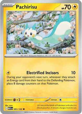 Pachirisu 051 - ME01 Mega Evolution