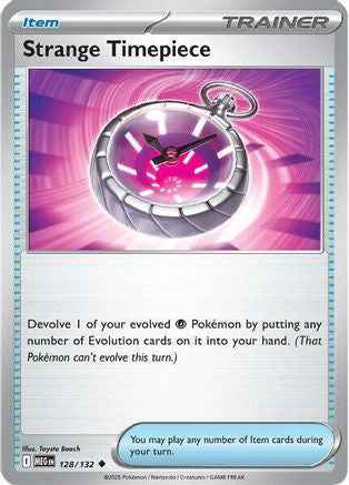 Strange Timepiece 128 - ME01 Mega Evolution Reverse Holofoil