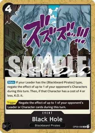 Black Hole (Reprint) (OP09-098) - Premium Booster -The Best- Vol. 2