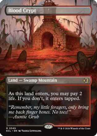 Blood Crypt (Borderless) (ECL-349) - Lorwyn Eclipsed Foil