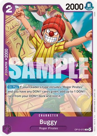 Buggy (OP13-072) - Carrying On His Will Foil