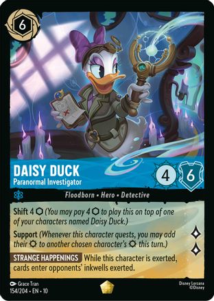 Daisy Duck - Paranormal Investigator (154/204) - Whispers in the Well Cold Foil
