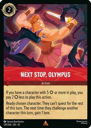 Next Stop, Olympus (129/204) - Whispers in the Well Cold Foil