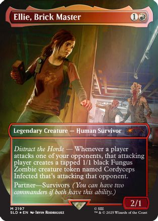 Ellie, Brick Master (Rainbow Foil) (SLD-2197) - Secret Lair Drop Series Foil