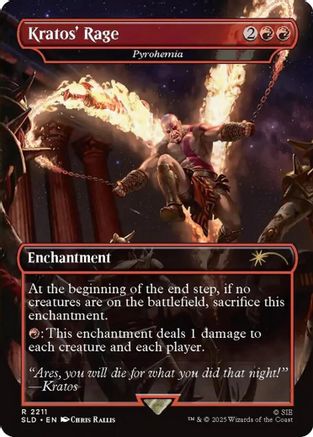 Kratos' Rage - Pyrohemia (SLD-2211) - Secret Lair Drop Series
