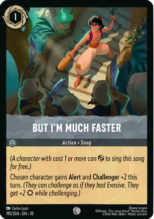 But I'm Much Faster (195/204) - Whispers in the Well Cold Foil