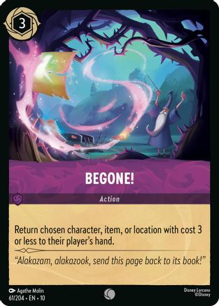 Begone! (61/204) - Whispers in the Well Cold Foil