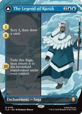 The Legend of Kuruk (Borderless) (TLA-355) - Avatar: The Last Airbender