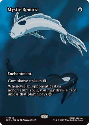 Mystic Remora (Borderless) (TLE-016) - Avatar: The Last Airbender: Eternal-Legal Foil