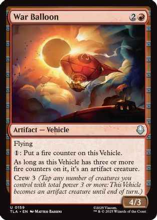 War Balloon (TLA-159) - Avatar: The Last Airbender Foil