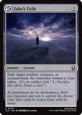 Zuko's Exile (TLA-003) - Avatar: The Last Airbender Foil