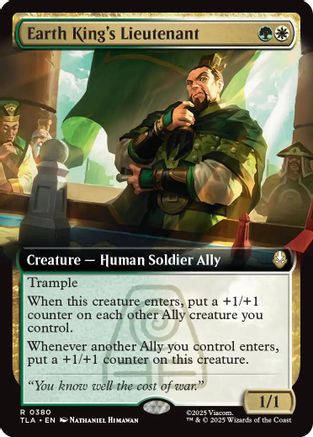 Earth King's Lieutenant (Extended Art) (TLA-380) - Avatar: The Last Airbender Foil