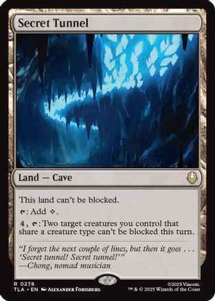 Secret Tunnel (TLA-278) - Avatar: The Last Airbender Foil