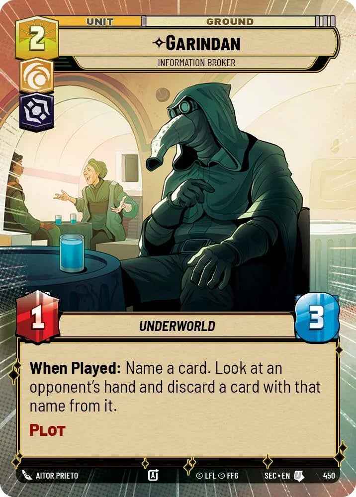 Garindan - Information Broker (Hyperspace) (450) (450) [Secrets of Power]